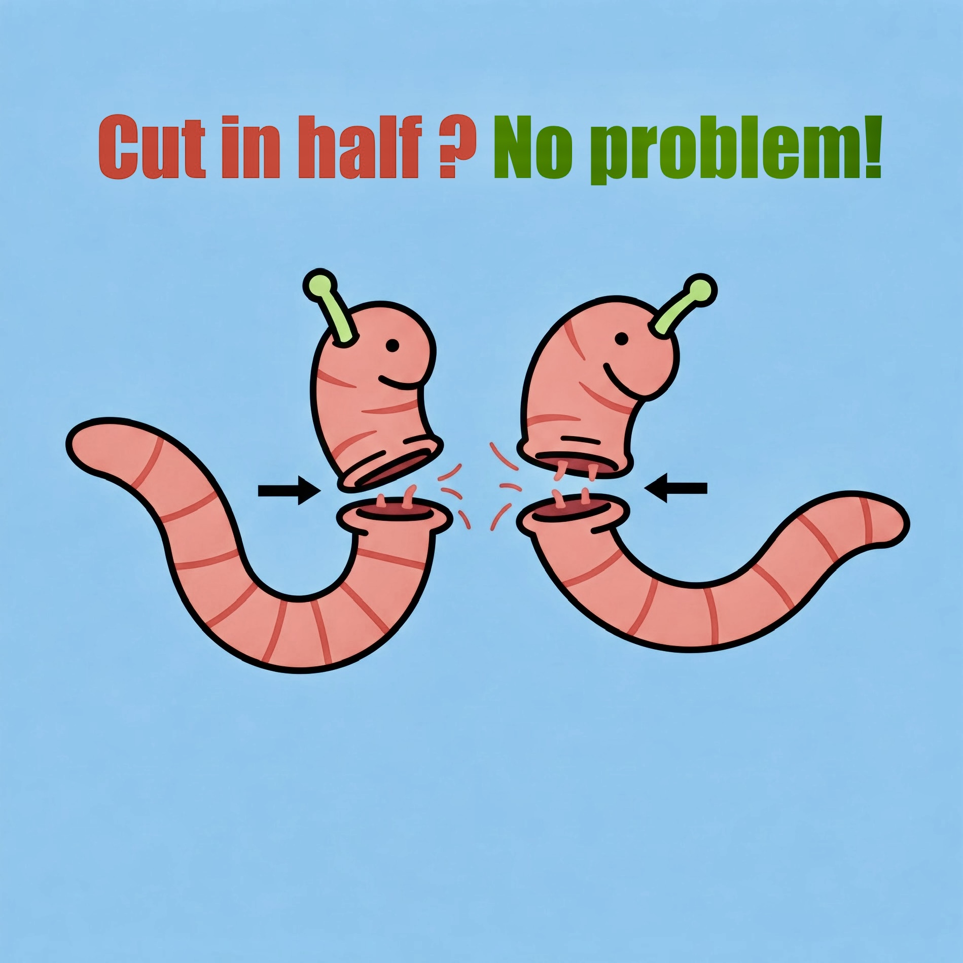 photo of Worm Superpowers-The Amazing Regeneration